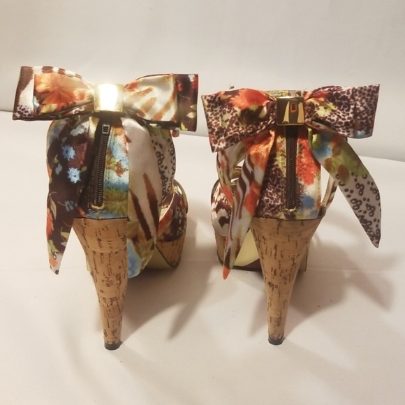 Lui Chung Katie Heels Platforms Sandals - Picture 2 of 8